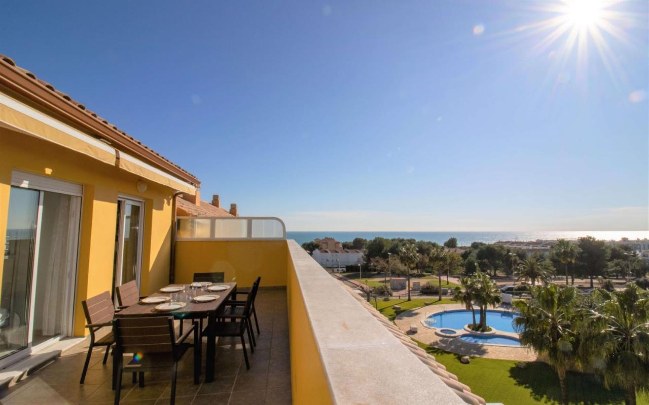 Atico Con Vistas Al Mar , Wifi Y Piscina - Sierra Irta Albert Villas Alcossebre Exteriér fotografie