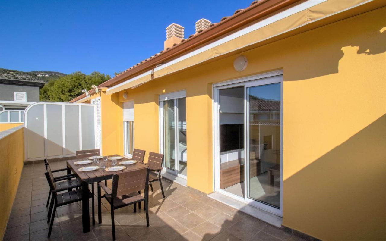 Atico Con Vistas Al Mar , Wifi Y Piscina - Sierra Irta Albert Villas Alcossebre Exteriér fotografie