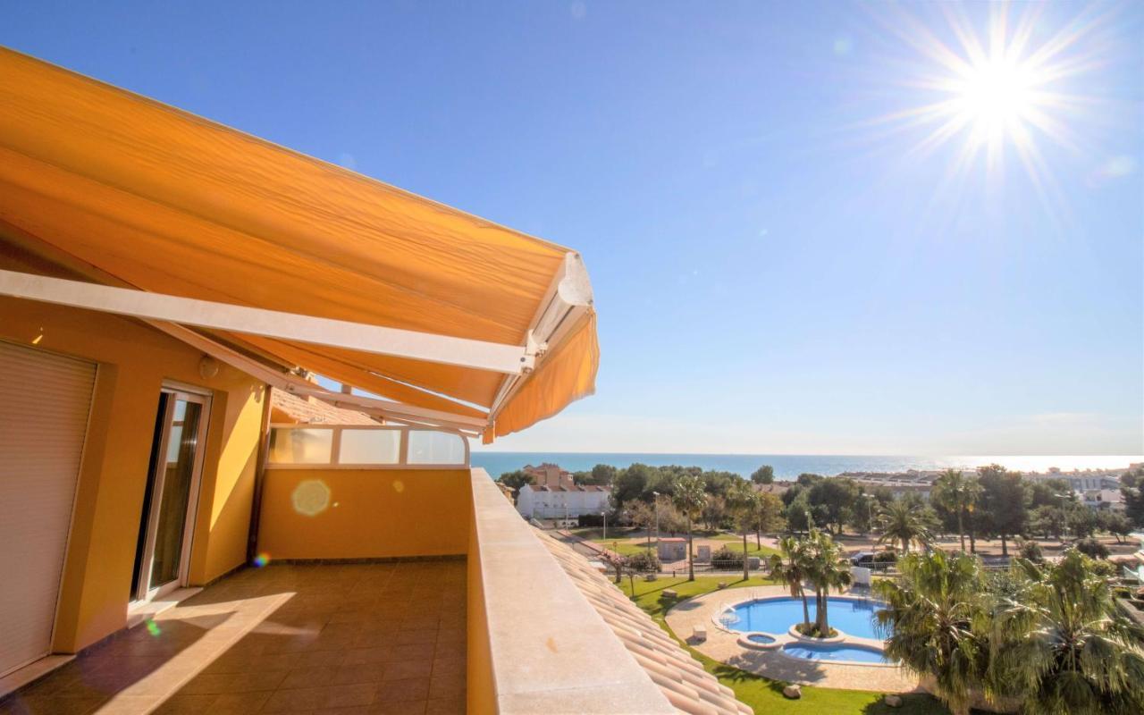 Atico Con Vistas Al Mar , Wifi Y Piscina - Sierra Irta Albert Villas Alcossebre Exteriér fotografie